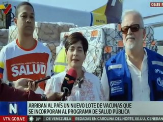 Arriban al país más de 1 millón de vacunas pentavalente y SRP