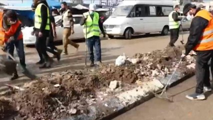 ONG palestinas promueven campaña de recolección de millones de toneladas de escombros en Gaza