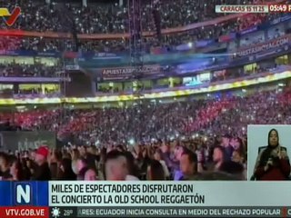 Más de 50 mil fanáticos disfrutaron del ritmo del reggaetón en el Estadio Monumental Simón Bolívar