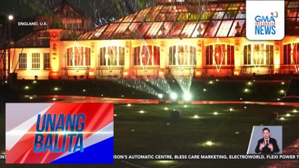 Night-time trail sa Kew Gardens sa London, pinailawan na para sa nalalapit na Pasko | Unang Balita