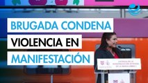 Brugada condena violencia en manifestación de la Generación Z; asegura que hay libre expresión