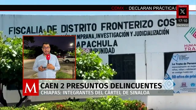 Autoridades detienen a presuntos integrantes del Cártel de Sinaloa en Tapachula, Chiapas