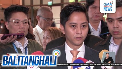 Rep. Sandro Marcos, itinanggi ang sinabi ng tiyahing si Sen. Imee Marcos na gumagamit siya ng ilegal na droga pati mga magulang niya | Balitanghali