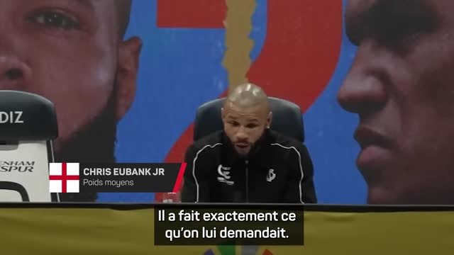 Poids moyens - Eubank Jr : J’ai essayé de faire de mon mieux