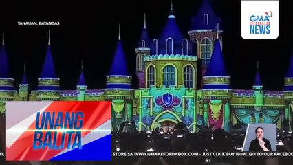 3D projection mapping, tampok sa paandar na dekorasyon sa Tanauan, Batangas | Unang Balita