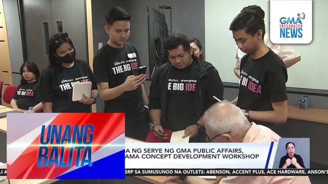 Mga bagong paksa sa serye ng GMA Public Affairs, tinatalakay sa drama concept development workshop na The Big Idea | Unang Balita