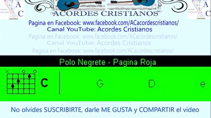 Pagina roja - Polo Negrete Acordes guitarra