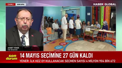 YSK 14 Mayıs seçimlerine ilişkin verileri paylaştı