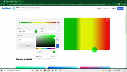 Como Criar Uma Imagem  Nas Cores do Reggae Totalmente Online - Gradient Maker