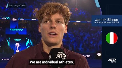 'No better ending to the season' - Sinner delighted after ATP Finals triumph