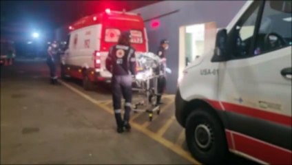 Gestante, vítima de acidente na BR-369, é levada de helicóptero ao HUOP