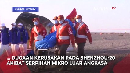 Detik-Detik 3 Astronot China Keluar dari Kapsul usai Berhasil Mendarat di Bumi