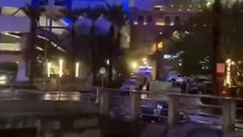 Massive floods caused by heavy rains at the LINQ in Las Vegas, Nevada, US 🇺🇸 (15.11.2025)