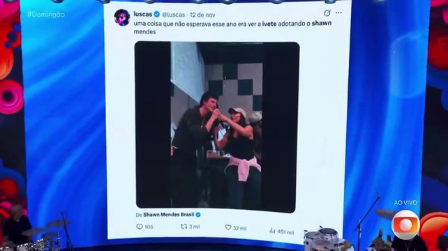 Ivete Sangalo releve possível romance entre Bruna Marquezine e Shawn Mendes