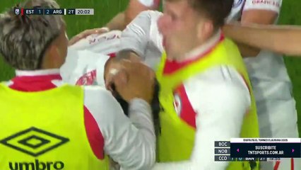 Estudiantes 1 - 2 Argentinos Juniors: Lescano le da la ventaja al Bicho