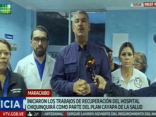 Plan Cayapa de la Salud inicia trabajos de recuperación del hospital Chiquinquirá en el edo. Zulia