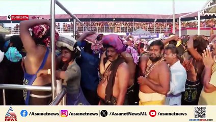 ശബരിമലയിൽ വലിയ തിരക്ക്; സന്നിധാനത്ത് ഭക്തരുടെ നീണ്ട നിര