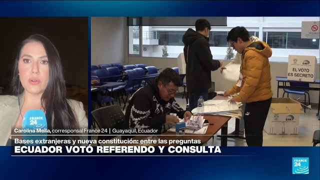 Informe desde Guayaquil: Con el 50% de actas escrutadas, el 'no' lidera en Ecuador