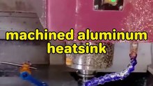 Extruded Aluminum Heatsink with Precision Machining