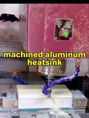 Extruded Aluminum Heatsink with Precision Machining