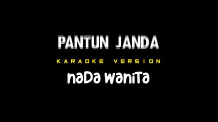 PANTUN JANDA - Karaoke Dangdut Nada Wanita [ EL CORONA ]