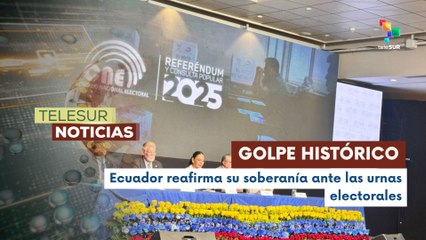El "No" gana con el 90% de actas escrutadas en Ecuador