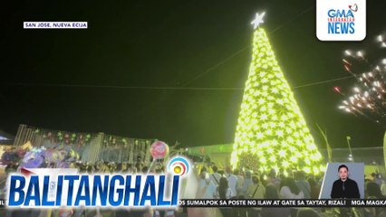 Giant Christmas tree, life-sized Belen at iba't ibang hugis ng pailaw, dinarayo | Balitanghali
