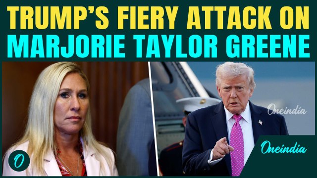 Trump UNLEASHES on Marjorie Taylor Greene | DISMISSES MTG’s Death Threat Claims over Epstein Feud
