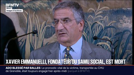 Xavier Emmanuelli, fondateur du Samu social et cofondateur de Médecins sans frontières, est mort à l'âge de 87 ans