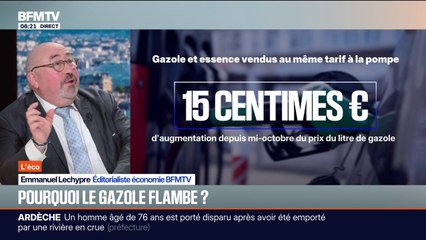 Avec 15 centimes de plus à la pompe, pourquoi le prix du gazole flambe?