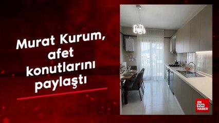 Murat Kurum, afet konutlarını paylaştı