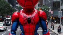 Toy spiderman bad day #ai #animation #spiderman