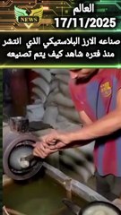 صناعه الارز البلاستيكي الذي تم انتشاره منذ فتره والباكستان تقلد الصين في صناعه الارز