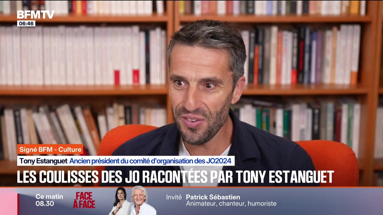 SIGNE BFM - Tony Estanguet raconte les coulisses des Jeux olympiques de Paris dans son livre "Par amour du sport"