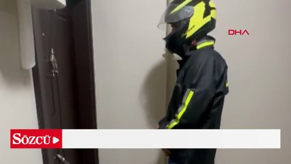 Kuryeden yemek bekliyordu, 77 yıl hapis cezası teslim edildi