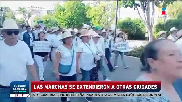 Protestas simultáneas en múltiples estados del país | Imagen Noticias Fin de Semana