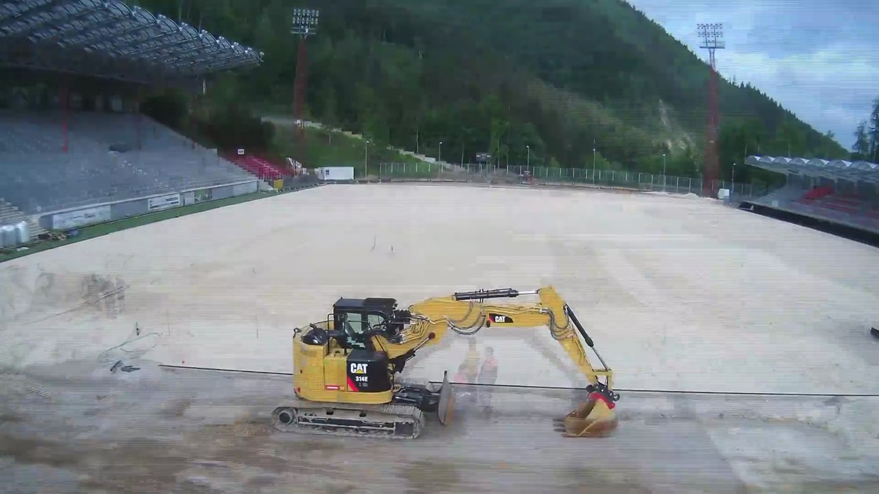Rekonštrukcia futbalového štadióna - FK Železiarne Podbrezová (časozber) 2015