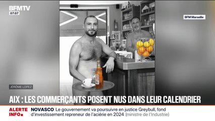 "C'est osé, mais c'est pas mal": des commerçants d'Aix-en-Provence posent nus pour un calendrier