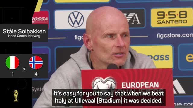 Solbakken feels 'enormous relief' after Norway secure World Cup qualification
