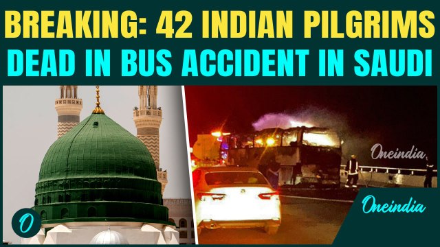 Saudi Arabia Bus Accident BREAKING: 42 Indian Umrah Pilgrims Feared Dead in HORRIFYING Crash