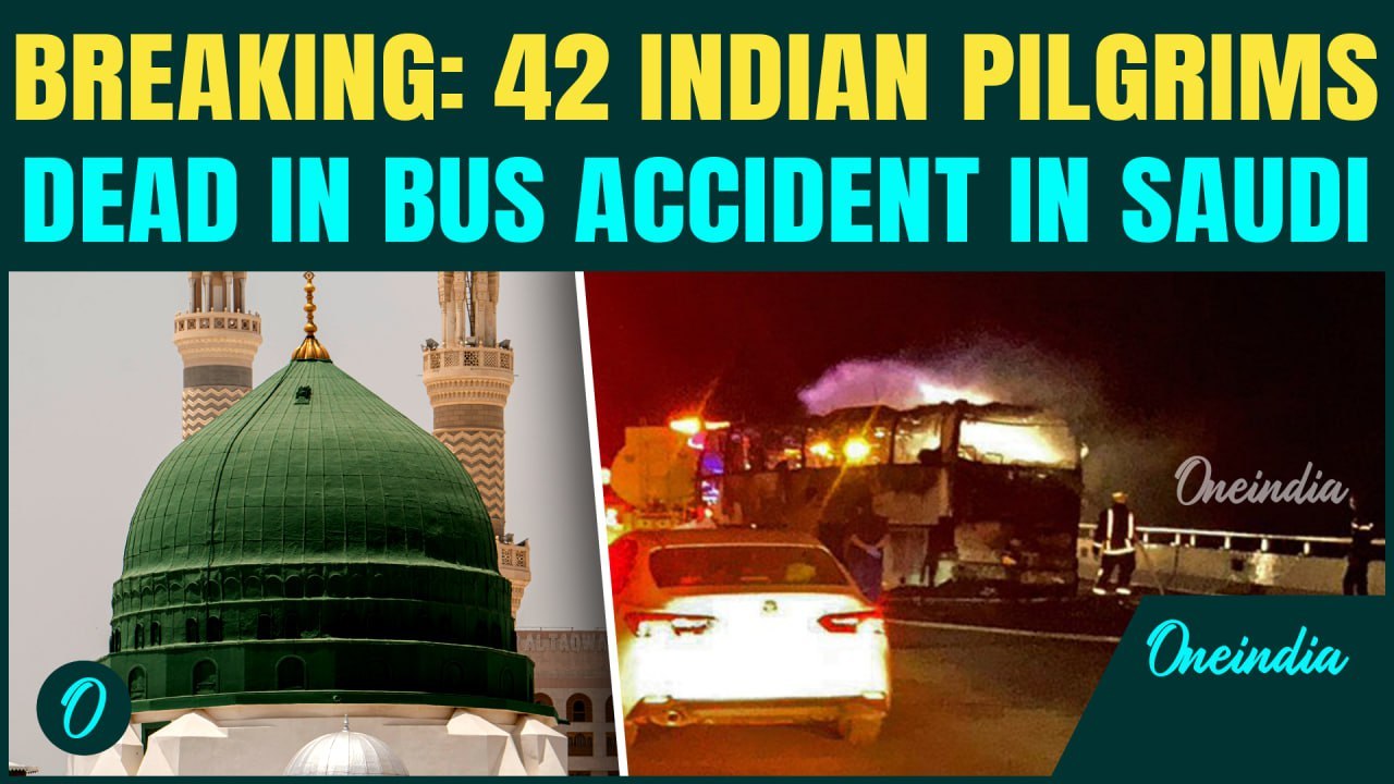 Saudi Arabia Bus Accident BREAKING: 42 Indian Umrah Pilgrims Feared Dead in HORRIFYING Crash