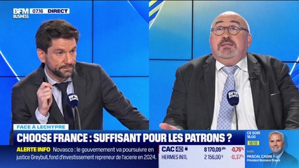 Emmanuel Lechypre face à Raphaël Legendre : Choose France, suffisant pour les patrons ? - 17/11