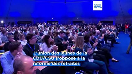 Réforme des retraites en Allemagne : Friedrich Merz s'oppose à l'Union des jeunes de son parti