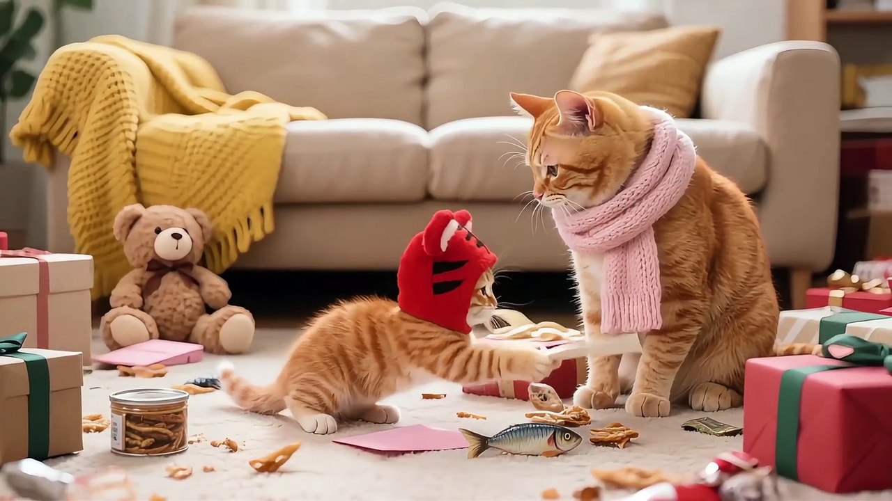 🐾🎁 Tiger-Hat Kitten Dashes to Pottery Studio — Making a Handmade Gift for White Kitten’s Invite! 😻🌀