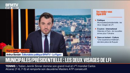 SIGNÉ BFM - Les deux visages de LFI entre municipales et présidentielle