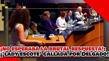 🔥🚨¡NO SE ESPERABA ESTA BRUTAL RESPUESTA! ¡“LADY ESCOTE” es PARADA en SECO por MARIO DELGADO!