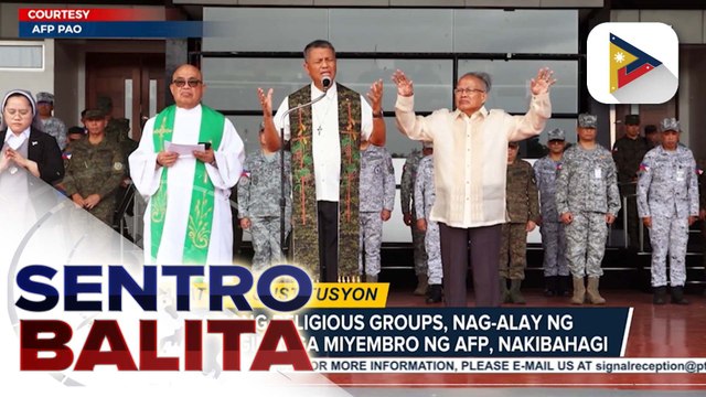 Iba pang religious groups, nag-alay ng panalangin para sa AFP at pananaig ng katotohanan | ulat ni Patrick de Jesus