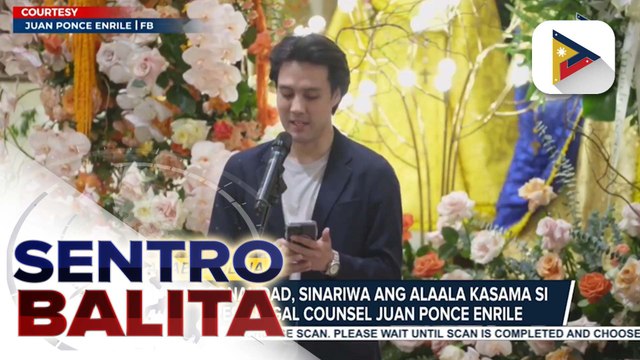 Ilang personalidad, sinariwa ang alaala kasama si Chief Pres'l Legal Counsel Juan Ponce Enrile | ulat ni Gab Villegas