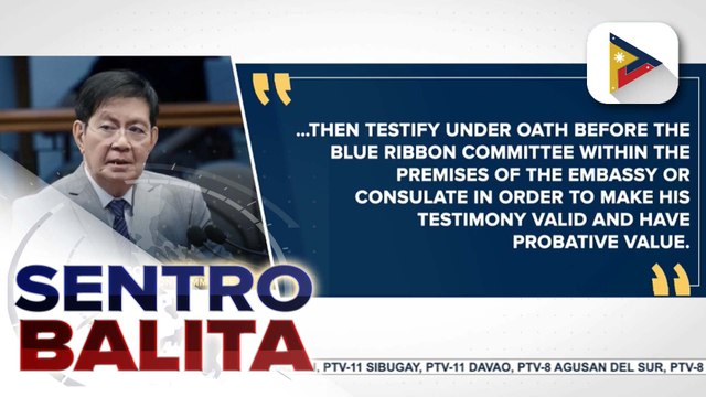 Ilang senador, may pagdududa sa video ni Zaldy Co; mga salaysay ni Co, dapat panumpaan ayon kay Sen. Lacson | ulat ni Louisa Erispe