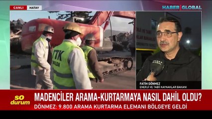 Bakan Fatih Dönmez: MTA aktif diri fay hatları haritasını güncellemek için kırıkları takip ediyor